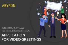 Application for video greetings